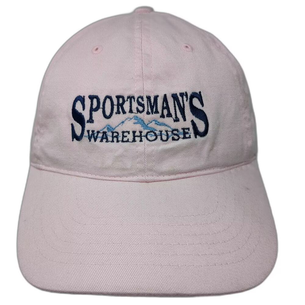 Sportsman's Warehouse Baseball Cap Hat Pink Blue OS Slideback Embroidered Logo